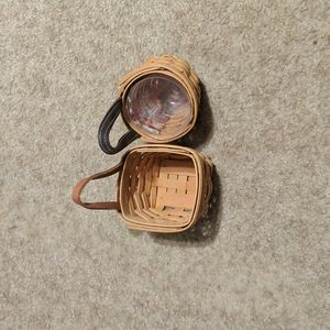 Longaberger light Brown and dark brown hook